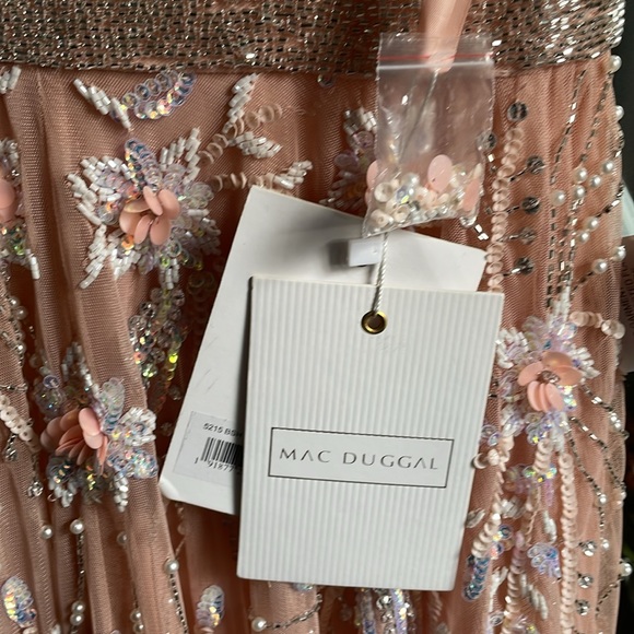 Mac Duggal beaded plunge neck gown - Picture 9 of 9